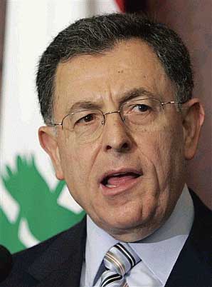 His Excellency the Prime Minister of Lebanon: Fouad Siniora